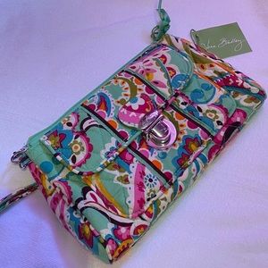 Vera Bradley Pushlock Wristlet Tutti Frutti